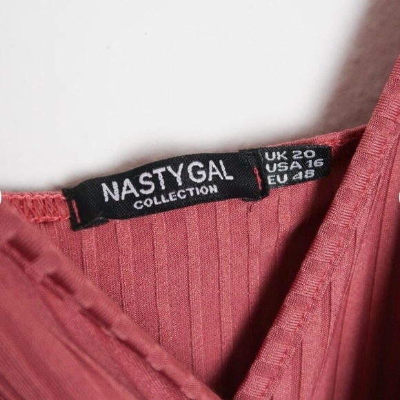 NEW Ribbed Wrap Dress - Picture 5 of 7